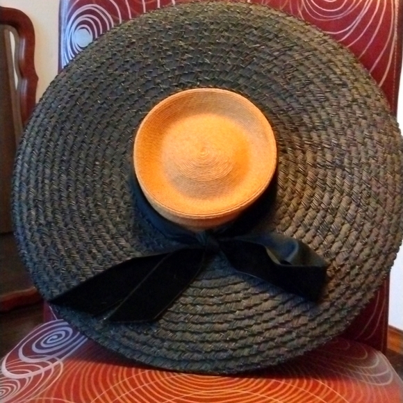 Lady's summervhat 1920 in new condition very beautiful - Picture 1 of 9